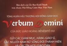 Tông Huấn Lời Chúa – Verbum Domini