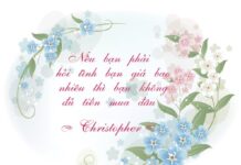 Đừng rời xa những người mà bạn yêu thương