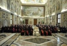 Đức Thánh Cha tiếp kiến 70 Hồng y, Giám mục Phi châu và Âu châu