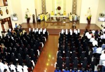 Thánh lễ và nghi thức Khấn Lần Đầu