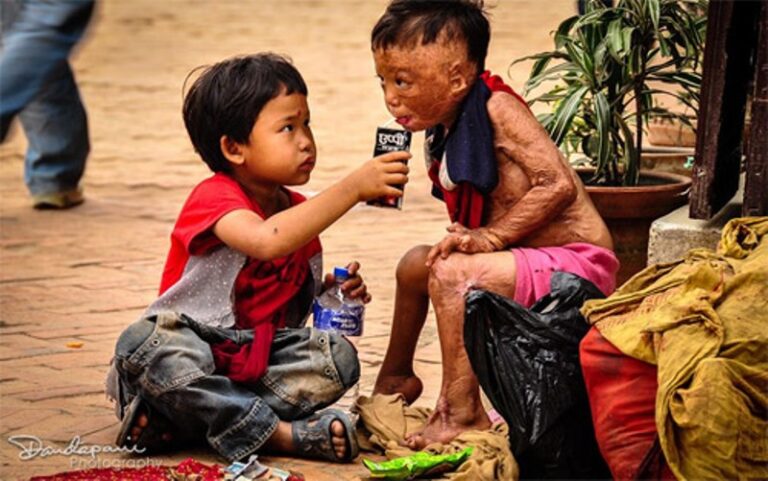 Tình bạn chân thành của 2 cậu bé chấn động lòng trắc ẩn