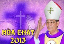 Tổng Giáo phận Sài Gòn: Thư Mục Tử Mùa Chay 2013