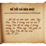 Để họ được nên một (Thứ năm Tuần 7 Phục sinh)