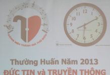 Học tập chuyên đề “Đức Tin và Truyền Thông”