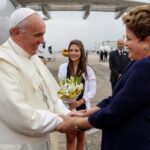 Diễn văn của Đức Thánh Cha Phanxicô khi đến Brazil