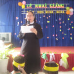 Hình ảnh trường Mẫu giáo Nghĩa Sơn khai giảng năm học 2013-2014