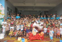 Hình ảnh trường Mẫu Giáo Nghĩa Sơn vui đón Tết Trung Thu