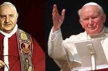 Lễ Phong Thánh Cho Chân Phước Gioan XXIII và Gioan Phaolô II Được Cử Hành vào Chúa Nhật Lòng Chúa Thương Xót