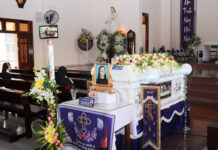 Những hình ảnh về tang lễ Dì Anna Kiều Anh Thi