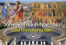 Lời nguyện tín hữu – Lễ Các Thanh Nam Nữ (1/11)