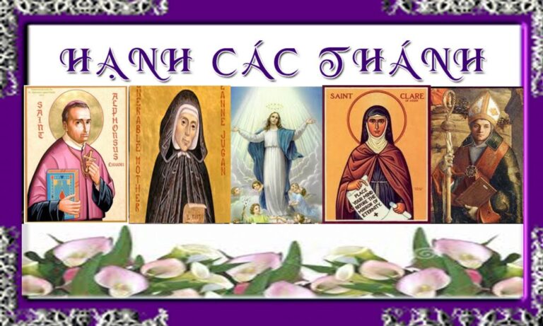 Hạnh các thánh 365 ngày