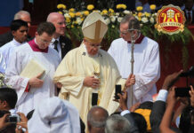 Đức Thánh Cha tôn phong hiển thánh đầu tiên của Sri Lanka