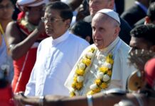 Diễn từ của Đức Thánh Cha tại phi trường Bandaranaike của thủ đô Colombo