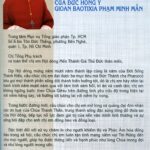 Thư chúc mừng từ ĐHY. Gioan Baotixita Phạm Minh Mẫn