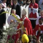 ĐTC cử hành Lễ Lá và đọc Kinh Truyền Tin với hơn 100.000 tín hữu