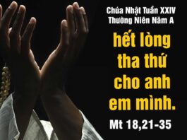 Lời nguyện tín hữu – Chúa Nhật 24 Thường niên_A
