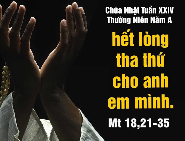 Lời nguyện tín hữu – Chúa Nhật 24 Thường niên_A