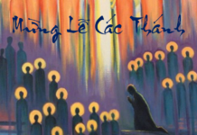 Chị Tổng Phụ trách mừng lễ Các Thánh đến quí chị em