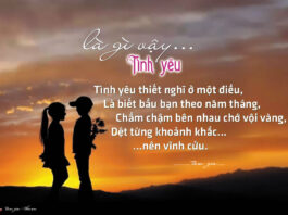 Tình yêu lấy đi điều gì?
