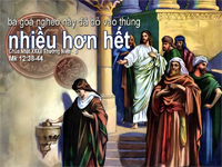 Các bài suy niệm Chúa Nhật 32 Thường niên Năm B