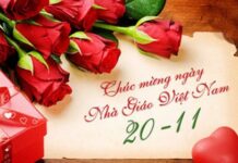Chị Tổng Phụ trách chúc mừng ngày Nhà Giáo Việt Nam đến Quí Chị Em