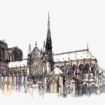 Nhà thờ Đức Bà bị ngọn lửa đốt cháy tạo nên một lỗ hổng trong tâm hồn chúng ta, nhưng không thể phá hủy niềm tin của chúng ta.