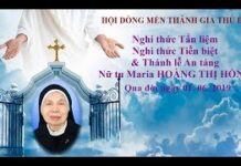 Tang lễ nữ tu Maria Hoàng Thị Hồng
