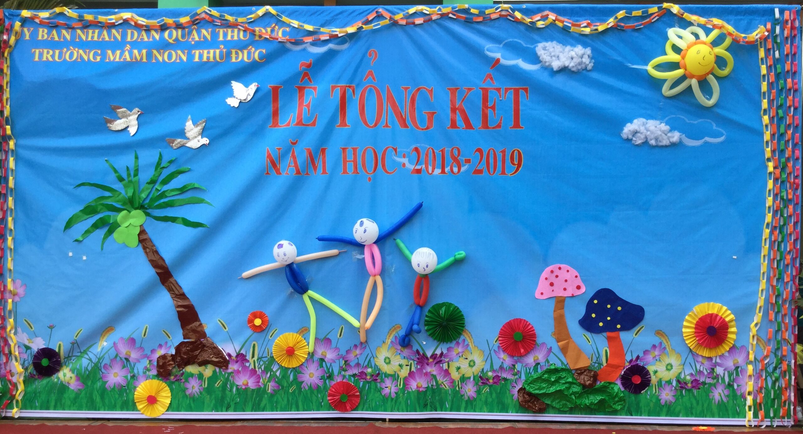 Hình ảnh Lễ ra trường và Tổng kết năm học 2018 – 2019 của trường Mầm Non Dân Lập Thủ Đức