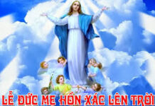 Lời nguyện tín hữu – Lễ Đức Mẹ Hồn Xác Lên Trời (15/8)