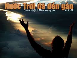 Các Bài suy niệm Chúa Nhật 2 Mùa Vọng Năm A