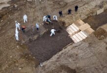 Những ngôi mộ Covid-19