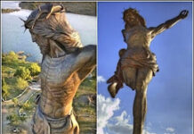 Tượng Chúa bị vỡ