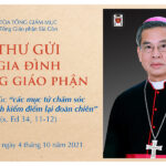 Thư mục vụ gửi gia đình Tổng Giáo phận ngày 4-10-2021
