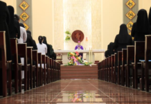 Tân Giám mục Giuse Đỗ Quang Khang dâng lễ tạ ơn tại Dòng Mến Thánh Giá Thủ Đức