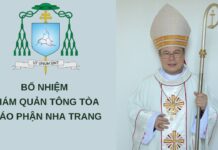 Bổ nhiệm Giám quản Tông tòa giáo phận Nha Trang