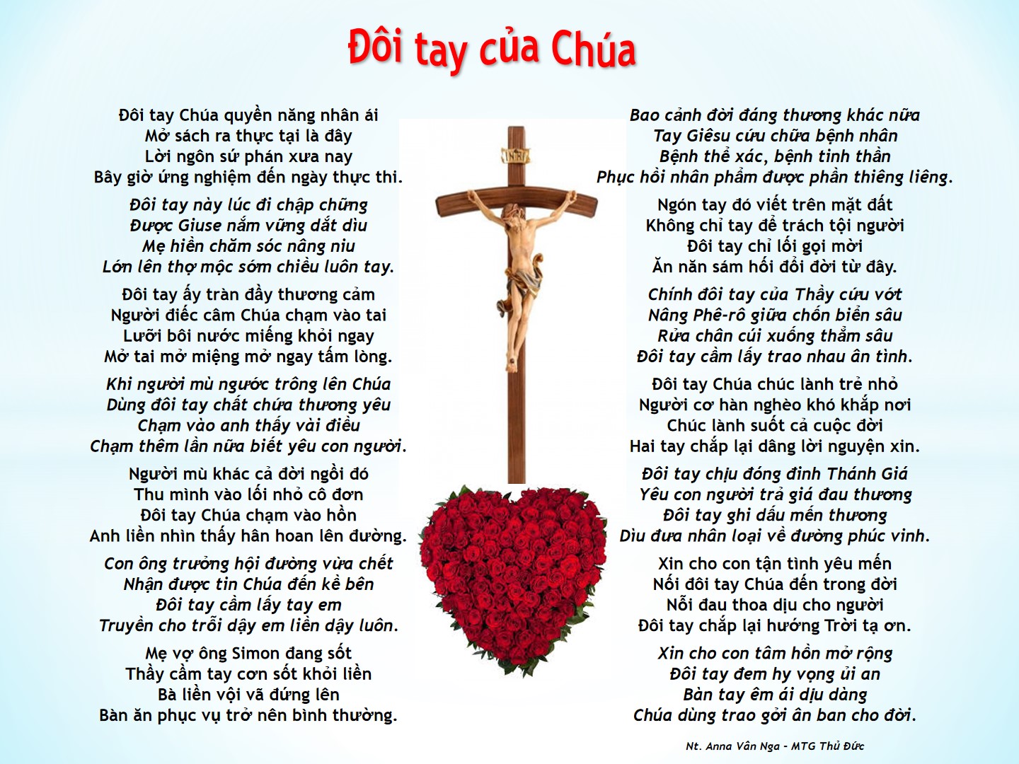 Đôi tay của Chúa
