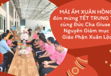 Mái ấm Xuân Hồng đón mừng Trung Thu cùng Đức Cha Giuse
