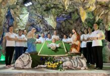 Hiệp hội tín hữu MTG Giáo xứ Thiết Nham hành hương Hang Bêlem Hạt Phước Lý