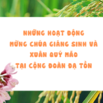 Những hoạt động mừng Chúa Giáng Sinh và Xuân Quý Mão tại Cộng đoàn Đạ Tồn