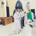 Tám hội viên Hiệp hội Tín hữu MTG Thủ Đức – Giáo xứ Vị Tín cam kết vĩnh viễn