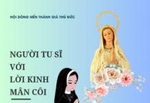 Suy niệm chung tháng 5- Người Tu sĩ với Kinh Mân côi