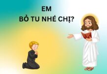 Em bỏ tu nhé chị?