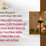 Ủy ban Phụng tự: Lời cầu nguyện chung và phép lành cuối thánh lễ để cầu nguyện cho Thượng Hội đồng