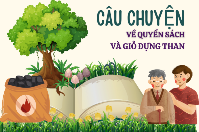 Câu chuyện về quyển sách và giỏ đựng than