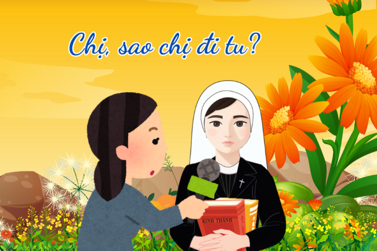 Chị! Sao chị đi tu?