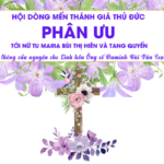 Phân ưu tới Nữ tu Maria Bùi Thị Hiên và tang quyến