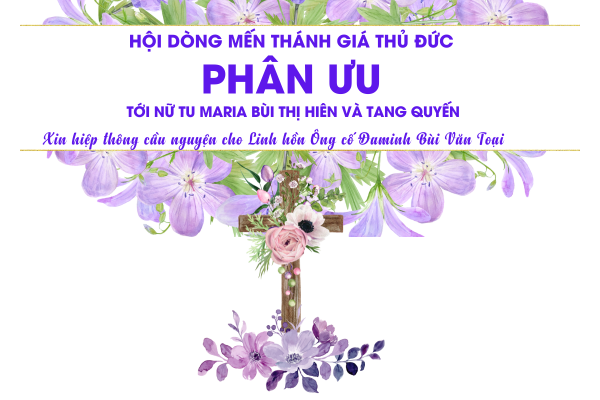 Phân ưu tới Nữ tu Maria Bùi Thị Hiên và tang quyến