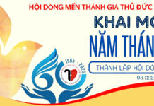 Khai mở Năm Thánh mừng 60 năm thành lập Hội dòng
