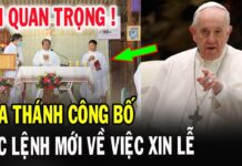 Vatican cập nhật các quy định về ý lễ, cho phép gộp ý lễ nhưng với những điều kiện nghiêm ngặt